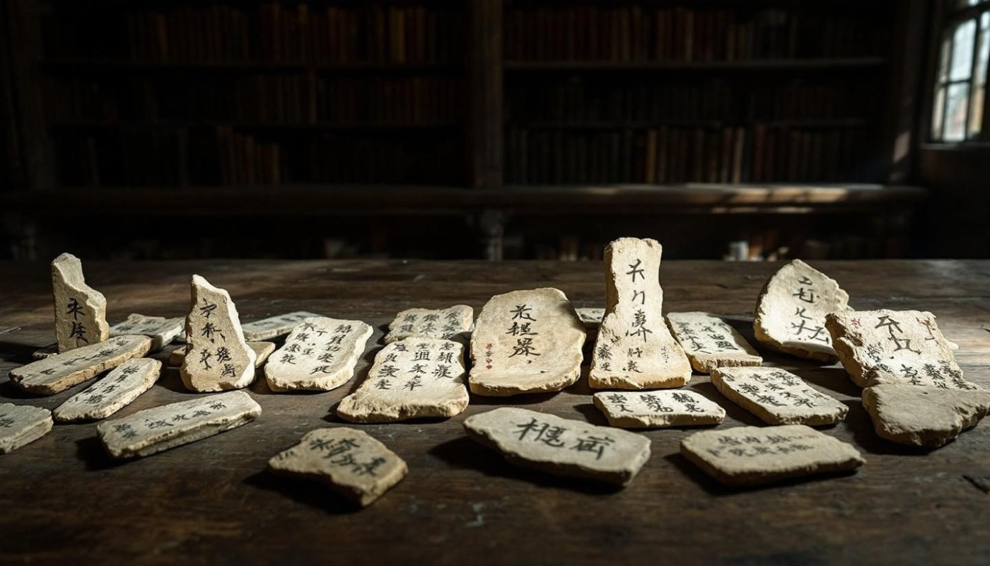Explorer l'évolution des caractères chinois depuis les anciens os gravés